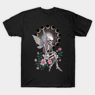 Fairy Fairycore Skeleton Gothic T-Shirt
